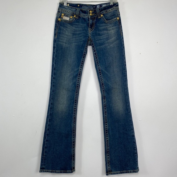 Miss Me Vintage 03 Studded Bootcut Jeans size 28 - Picture 2 of 16